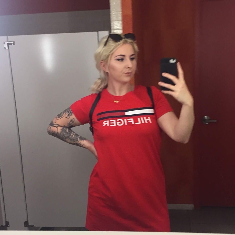 Tommy Hilfiger casual dress. Size large